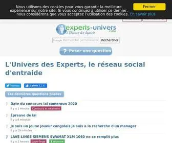 Experts-Univers.com(L'Univers) Screenshot