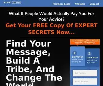 Expertsecrets.com(Expert Secrets) Screenshot