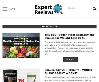 Expertshakereviews.com(Honest and reliable shake reviews based on results) Screenshot