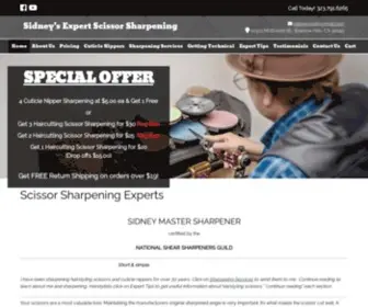 Expertsharpeners.com(Sidney's Expert Scissor Sharpening) Screenshot