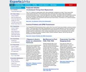 Expertswrite.net(Featured Articles) Screenshot