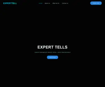 Experttell.com(Expert Tells Intensive Management Beyond Global Literary Representation) Screenshot