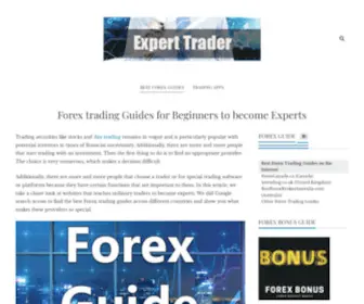 Experttrading.club(Forex Trading Guides for Beginners to Become Experts) Screenshot