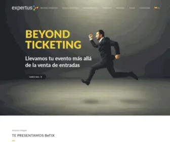 Expertustech.com(Expertus Tech ha construido BeTIX ( Beyond Ticketing )) Screenshot