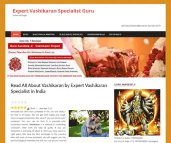 Expertvashikaranspecialist.com(Expert Vashikaran Specialist Astrologer) Screenshot