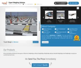 Expertweighbridge.com(Expert Weighing Solution) Screenshot