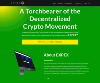 Expex.io(EXPEX) Screenshot