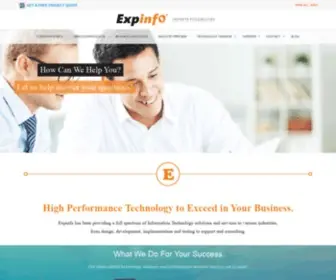 Expinfo.com(Expinfo, Inc) Screenshot