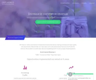 Explained.io(Ecommerce Growth Consulting) Screenshot