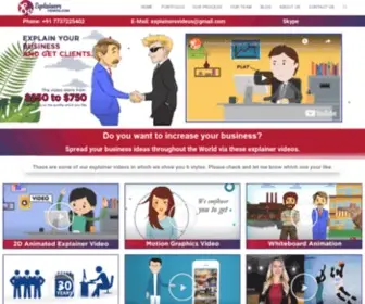 Explainersvideos.com(Animated Explainer Video Production Company in India) Screenshot