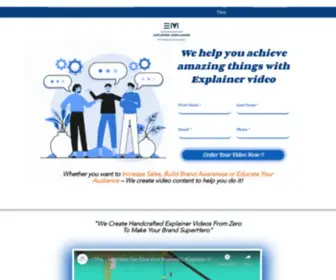 Explainervideomaker.com(Explainer Video Animation Company) Screenshot