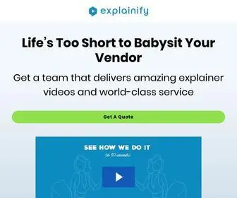 Explainify.com(Animated Explainer Video Company for Your Business Growth) Screenshot