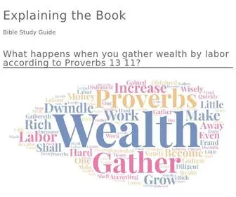 Explainingthebook.com(Bible Study Resources) Screenshot