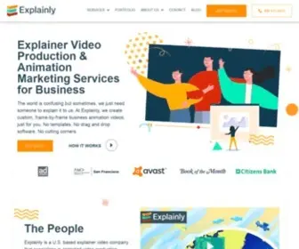 Explainly.com(Explainer Video Production & Animation Company) Screenshot