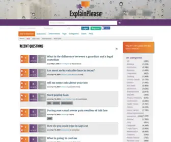 Explainplease.com(ArrayAsk questions) Screenshot