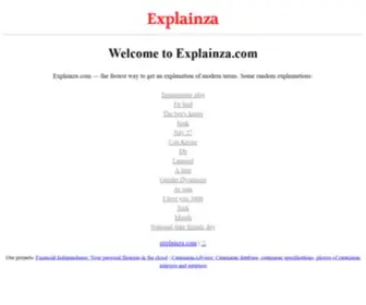 Explainza.com(Explainza) Screenshot