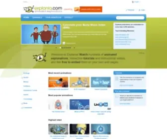 Explania.com(Instructional and Educational Videos) Screenshot