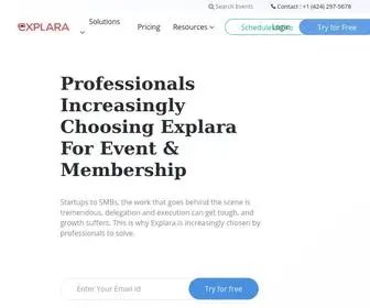 Explara.com(Sell Event Tickets) Screenshot