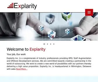 Explarity.com(Explarity) Screenshot