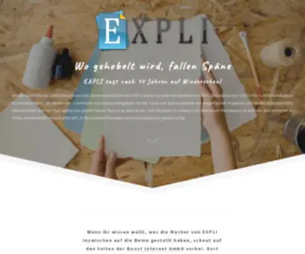 Expli.de(Anleitungen, DIY Ideen, Bauanleitungen & Projekte zum Selbermachen) Screenshot