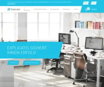 Explicatis.com(Softwareentwicklung & IT) Screenshot