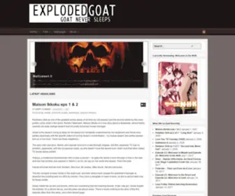 Explodedgoat.com(Exploded Goat) Screenshot