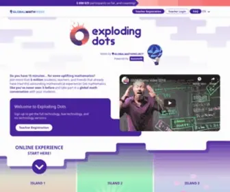 Explodingdots.org(The Exploding Dots Experience) Screenshot
