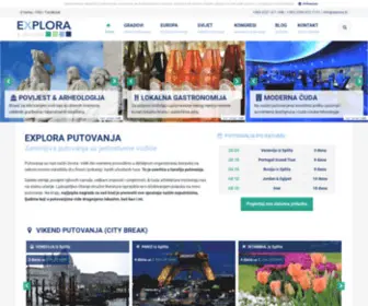 Explora.hr(Explora putovanja) Screenshot