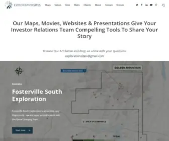 Explorationsites.com(Exploration Sites) Screenshot