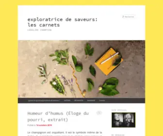 Exploratricedesaveurs.com(Exploratrice de saveurs) Screenshot