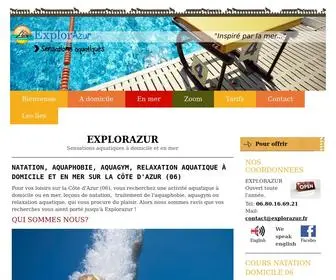 Explorazur.fr(Leçon natation) Screenshot