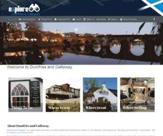Explore-Dumfries-Galloway.com(Dumfries and Galloway area) Screenshot