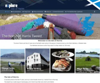 Explore-Harris.com(Isle of Harris) Screenshot