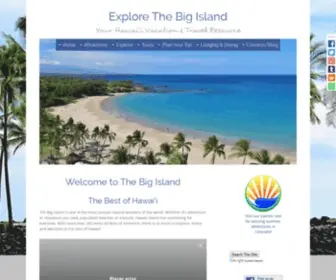 Explore-The-Big-Island.com(Explore The Big Island) Screenshot