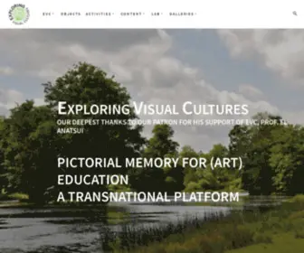 Explore-VC.org(Transnational Internet Portal on Pictorial) Screenshot