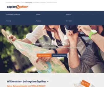 Explore2Gether.de(ReiseCommunity von WORLD INSIGHT) Screenshot
