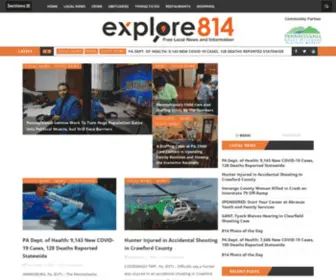 Explore814.com(Western Pennsylvania's #1 Source for News and Information) Screenshot