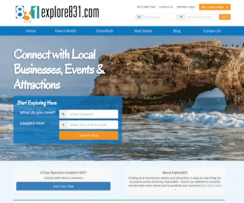 Explore831.com(Directory) Screenshot