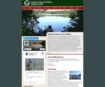 Explorebwcaw.com(Boundary Waters Outfitter) Screenshot