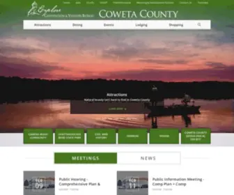 Explorecoweta.com(Coweta County) Screenshot