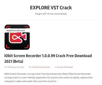 Explorecrack.com(Explore Crack) Screenshot