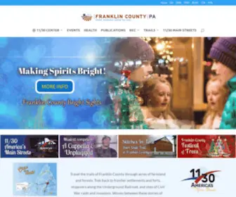 Explorefranklincountypa.com(Visit Franklin County PA) Screenshot
