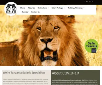 Exploregreenafricasafaris.com(Explore Green Africa Safaris) Screenshot