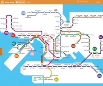 Explorehk.com(Hong Kong MTR map) Screenshot