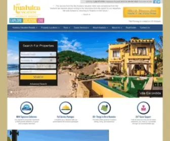 Explorehuatulco.com(Huatulco Vacation Rental Experts) Screenshot