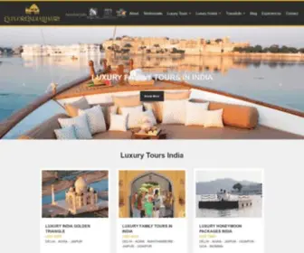 Exploreindialuxury.com(Luxury Tours India) Screenshot