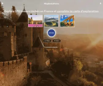 Explorelafrance.fr(Faire vivre le tourisme en France) Screenshot