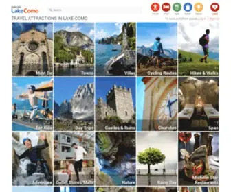 Explorelakecomo.com(Explore Lake Como) Screenshot