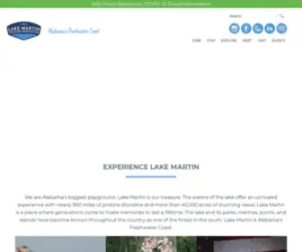 Explorelakemartin.com(Lake Martin) Screenshot