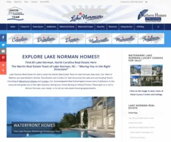 Explorelakenormanhomes.com(Explore Lake Norman Homes) Screenshot